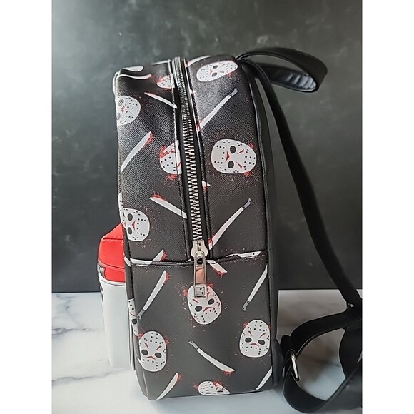 Bioworld x Friday the 13th Mini Backpack Bag Voorhees Horror - Picture 3 of 10